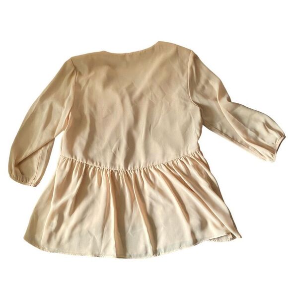 Three Eighty Two Bella Peasant Top size Small - Picture 3 of 7